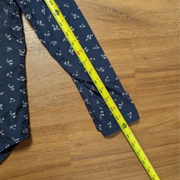 American Eagle Seriously Soft Button Down Shirt Mens Medium Cotton Floral Print - Picture 10 of 10